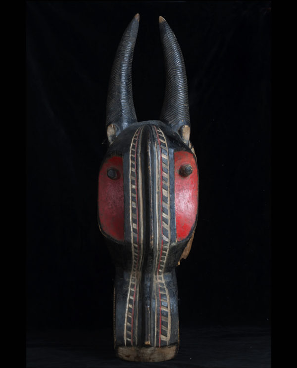 Maschera Costa d'Avorio Baulé P0023 - Art Primitivo e contemporaneo - gallery Arts - arte primitiva africa - shop - spoleto umbria