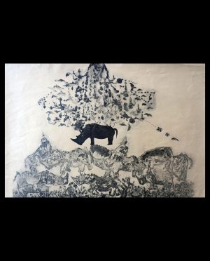 Swinging chandelliers 36 Michiel Blumenthal arte quadro primitivo e contemporaneo carmen moreno spoleto galleria